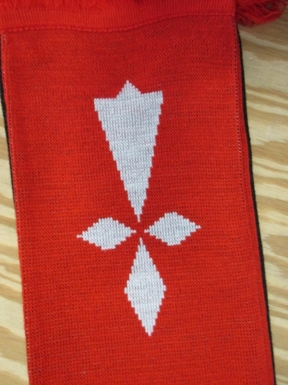 Stade Rennais FC Scarf Red Puma Football Soccer Club Fan Fringe NEW